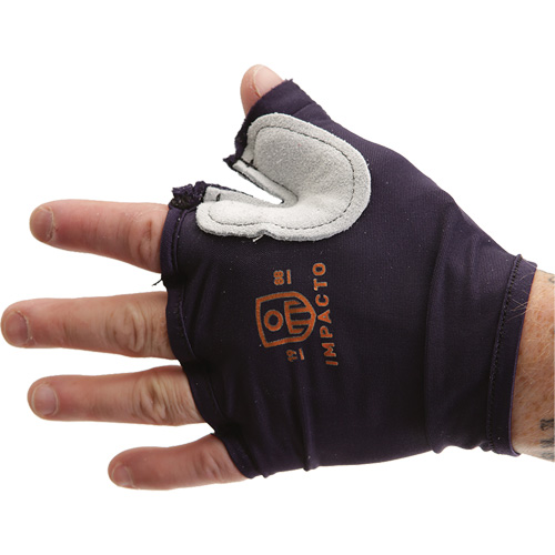 Gant sans doigts Tool Grip avec pi&egrave;ce de sangle, gauche, Taille T-petit, Paume Su&egrave;de We Share Industrial Supply
