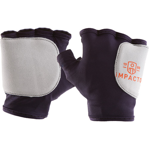 Gants de protection sans doigts paume/c&ocirc;t&eacute;, droit, T-petit, Paume en Su&egrave;de, Poignet &agrave; enfiler We Share Industrial Supply