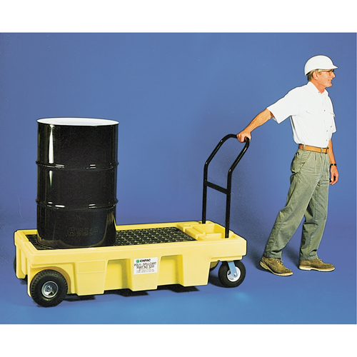 Poly-Spillcart Cart ATC, 66.5" L x 29" W x 46.9" H, 57 US gal. Spill Cap. We Share Industrial Supply