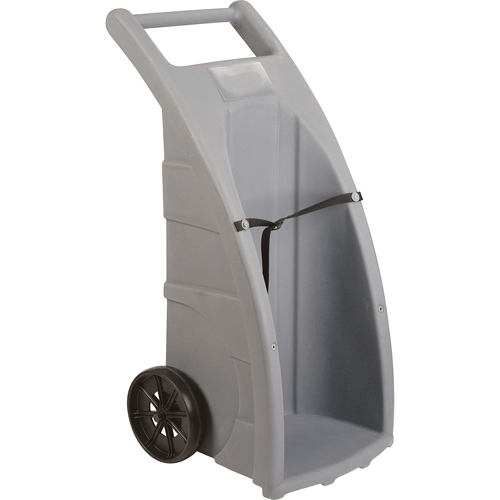 Chariot pour bouteilles, Roues Caoutchouc, Base de 23" la x 24" lo, 500 lb We Share Industrial Supply