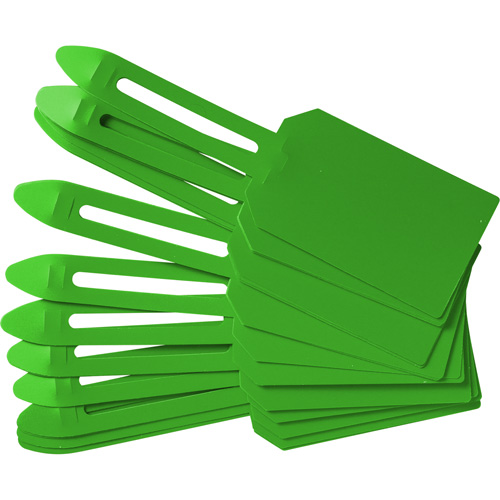 Blank Plastic Lock-On Tags, Plastic, 3-1/4" W x 5-4/5" H, Blank We Share Industrial Supply