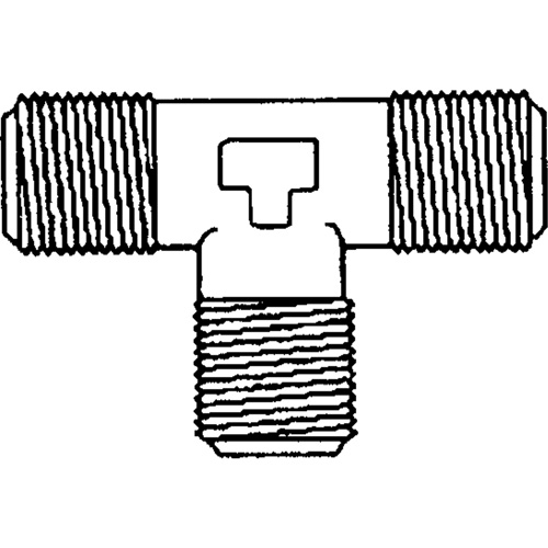 Raccords en T m&acirc;les, Laiton, 1/8" We Share Industrial Supply