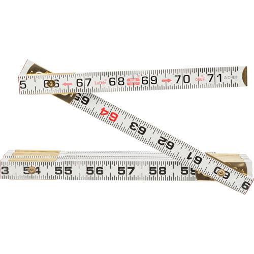 R&egrave;gle plate Red End, 6' lo, Bois We Share Industrial Supply
