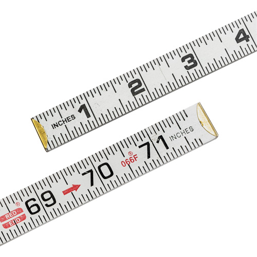 R&egrave;gle plate Red End, 6' lo, Bois We Share Industrial Supply