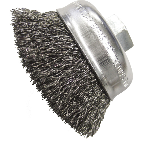 Brosses-boisseau &agrave; fils cr&ecirc;p&eacute;s 4" We Share Industrial Supply