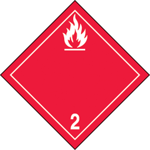 TDG Shipping Labels, Class 2.1, Flammable Gases, Vinyl We Share Industrial Supply