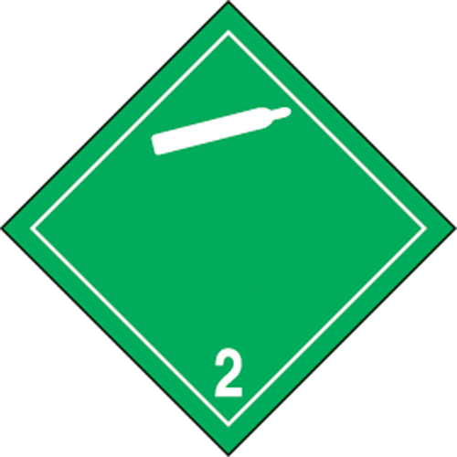 TDG Shipping Labels, Class 2.2, Non-Flammable & Non-Toxic Gases, Vinyl We Share Industrial Supply