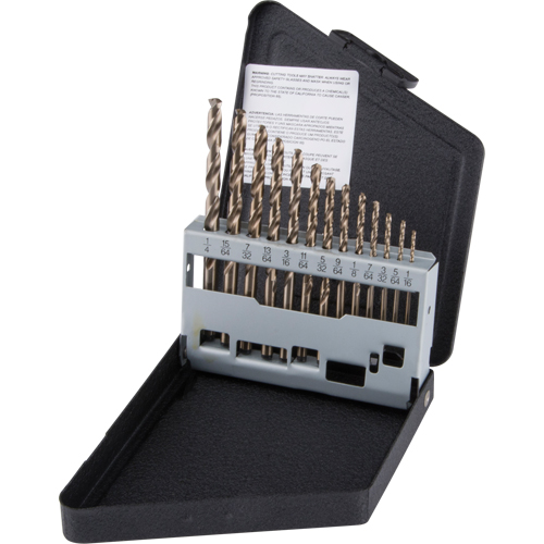 Jobber Length Drill Bit Set, 13 Pieces, High Speed Cobalt We Share Industrial Supply