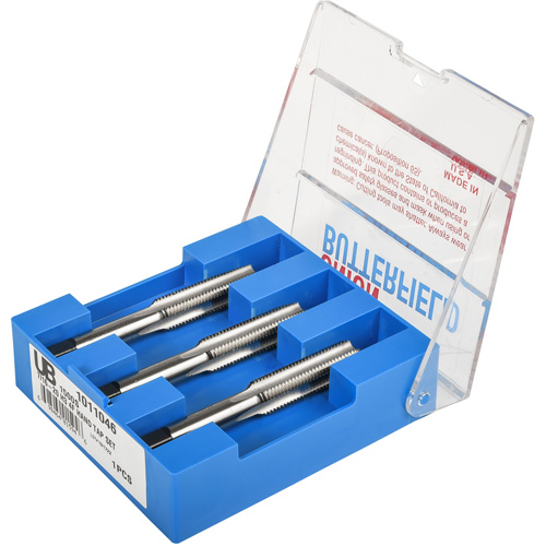 Jeu de tarauds &agrave; main, Acier rapide, Filet 9/16"-18 We Share Industrial Supply