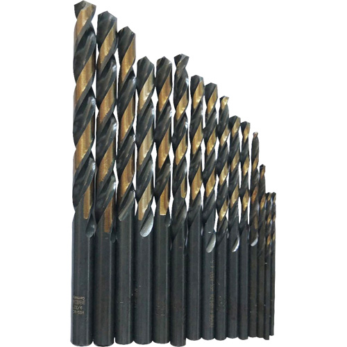 Jobber Length Drill Bit Set, 29 Pieces, High Speed Steel We Share Industrial Supply