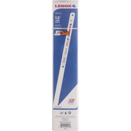Hacksaw Blades, Bi-Metal, 12" L, 32 TPI We Share Industrial Supply