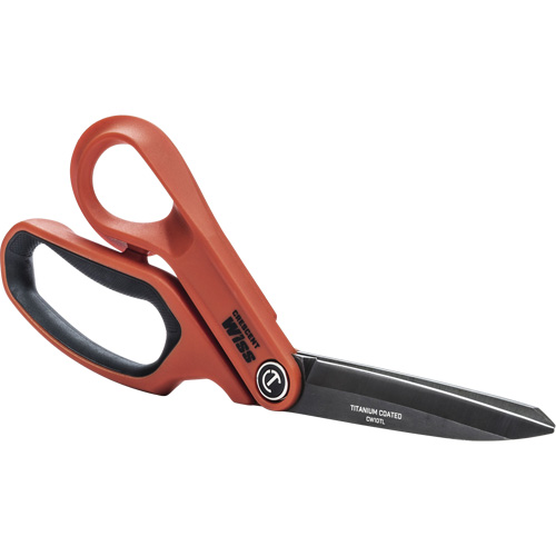 Cisaille pour ouvrier professionnel, 10", Poign&eacute;e Anneaux We Share Industrial Supply
