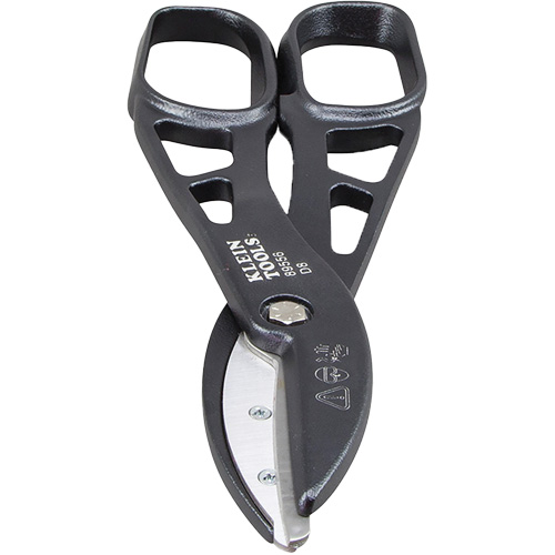 Cisaille de ferblantier, Longueur de coupe de 3-1/2", Coupe Droit We Share Industrial Supply