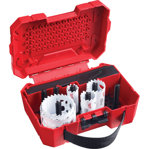 Trousse de scie-cloche &agrave; dents en carbure Hole Dozer, 9 morceaux We Share Industrial Supply