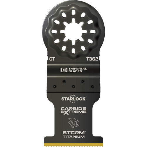 Lame en titane pour le m&eacute;tal Carbide Extreme Storm Starlock We Share Industrial Supply