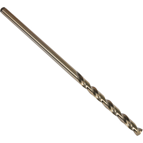 Extra Length Aircraft Extension Drill Bit, #3, High Speed Cobalt, 2-1/2" Flute, 135° Point We Share Industrial Supply