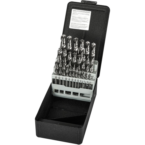 Stub Length Drill Bit Set, 29 Pieces, High Speed Steel We Share Industrial Supply