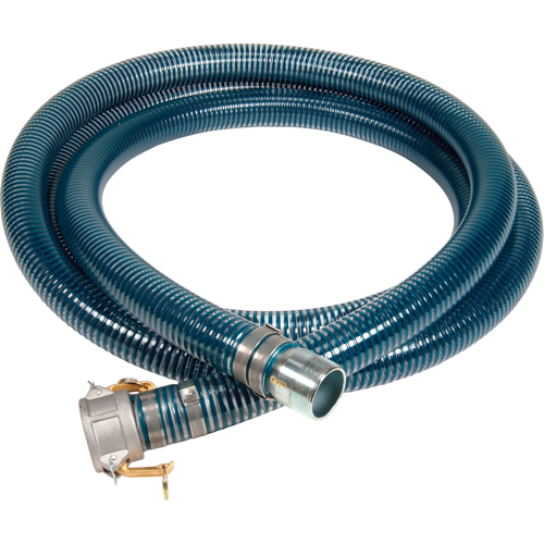 Tuyaux en PVC pour aspiration & &eacute;vacuation, 3" x 300" We Share Industrial Supply