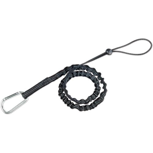Squids&reg; 3100 Tool Lanyard, Bungee, Carabiner/Loop We Share Industrial Supply
