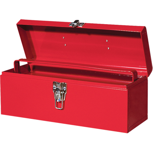 Coffre &agrave; outils portatif ATB100 avec plateau en m&eacute;tal pour outils, 6" P x 16" la x 6-1/2" h, Rouge We Share Industrial Supply