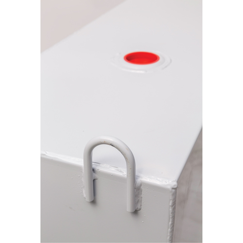 Steel Fuel Transfer Tank, Steel, 100 Gal. Capacity, White We Share Industrial Supply