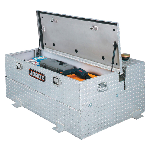 Aluminum Fuel Transfer Tank & Chest, Aluminum, 74 gal. Capacity, Silver We Share Industrial Supply
