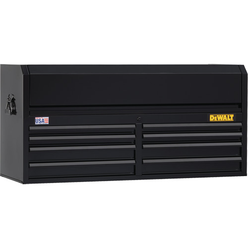 Tool Chest, 51-1/2" W, 8 Drawers, Black We Share Industrial Supply