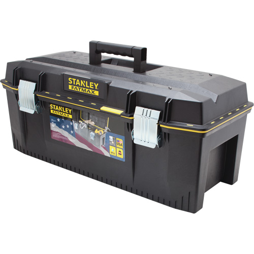 FatMax&reg; Structural Foam Tool Box, 28" W x 12-1/2" D x 11" H, Black/Yellow We Share Industrial Supply