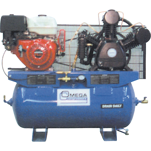 Compresseurs d'air s&eacute;rie industrielle - Compresseurs &agrave; moteur, 25 gal. (30 gal. US) We Share Industrial Supply