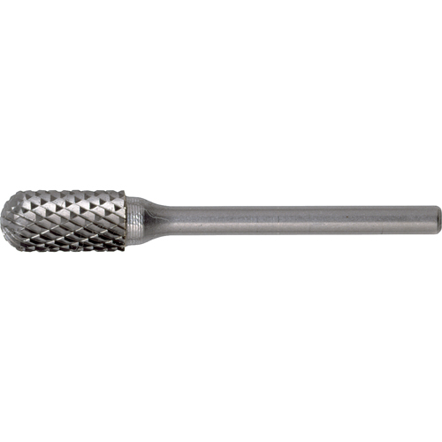CLEVELAND Solid Carbide Burrs - Cylinder Shape with Ball Nose, SC-2, 5/16" Dia., 3/4" Depth of Cut We Share Industrial Supply