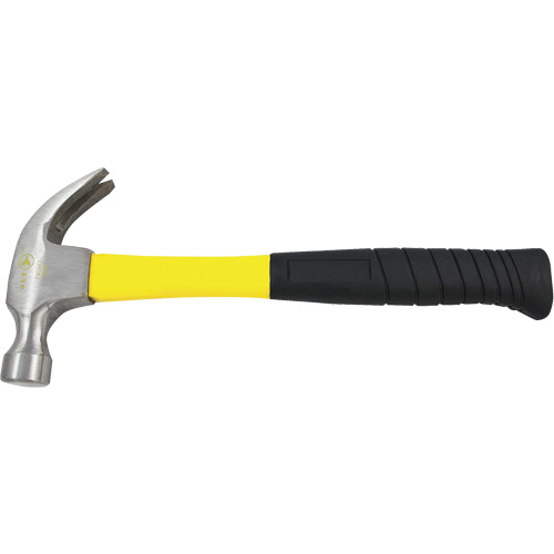 CF16F Marteau &agrave; panne fendue &agrave; manche en fibre de verre, 16 oz, Prise en Coussin&eacute;e We Share Industrial Supply