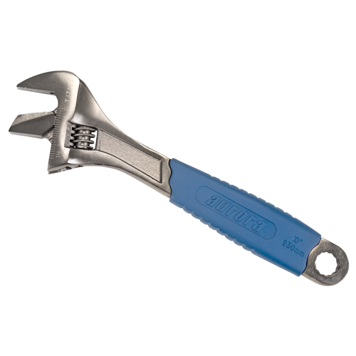 Adjustable Wrench, 10" L, 1-3/8" Max Width, Black We Share Industrial Supply
