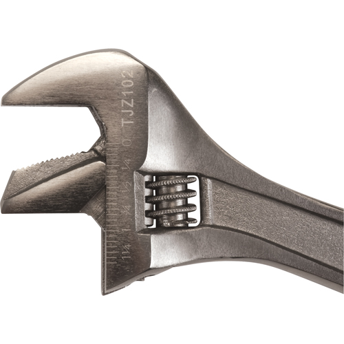 Adjustable Wrench, 10" L, 1-3/8" Max Width, Black We Share Industrial Supply