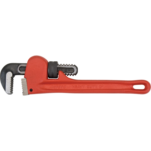 Cl&eacute;s &agrave; tuyaux, Cap des m&acirc;choires 1", Longueur 8", Fini Rev&ecirc;tement en poudre We Share Industrial Supply