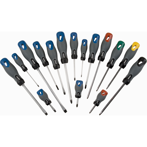 Screwdriver Set, 16 Pcs. We Share Industrial Supply