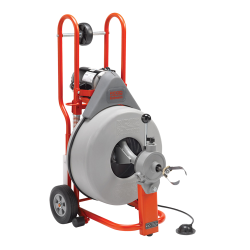 Nettoyant de drain K-750 pour machine &agrave; baril, &eacute;lectrique, 3/4" x 100' We Share Industrial Supply