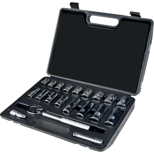 Jeu de douilles, 20 Mcx, Prise de 3/8", Profond We Share Industrial Supply