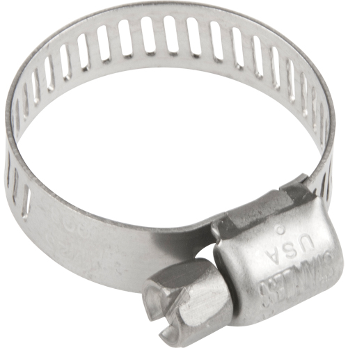 Colliers de serrage pour tuyaux - Collier de serrage & vis en acier inoxydable, Dia. min 0.316, Dia. max 7/8" We Share Industrial Supply