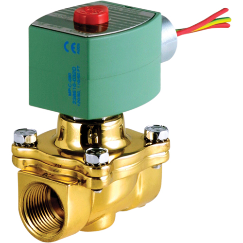 2-Way Pilot Operated Solenoid Valves, 1/2" Pipe, 135 PSI We Share Industrial Supply