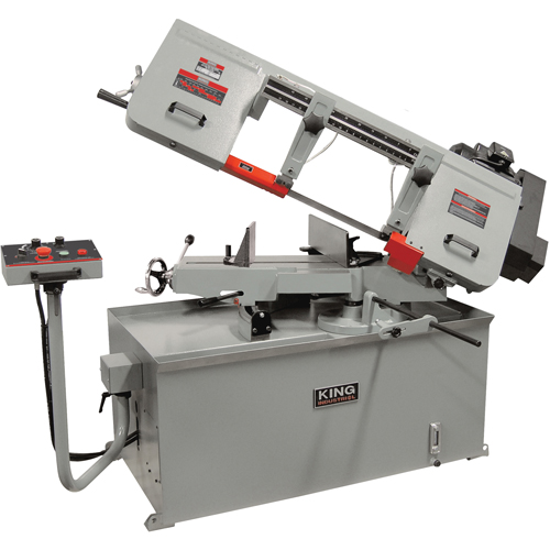 Variable Speed Swivel Metal Cutting Band Saws, Horizontal, Round 10" and 10" x 18" Rectangular Cutting Capacity We Share Industrial Supply