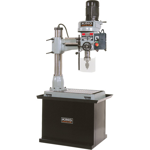 Perceuse radiale avec support, 1/2" Mandrin, 5 Vitesse(s), 19-5/8" la x 21-5/8" lo, #3 Morse We Share Industrial Supply