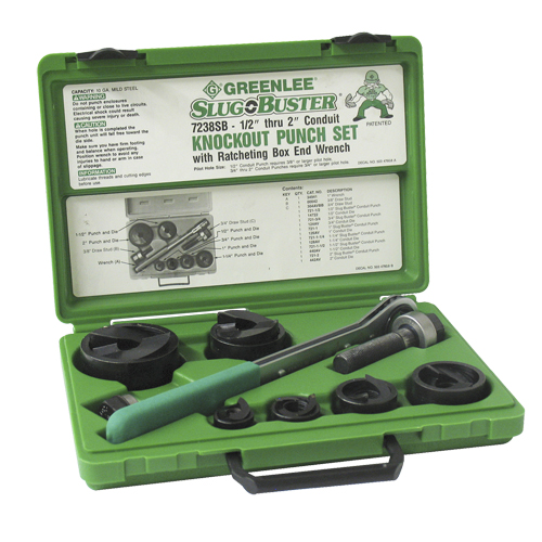 Ensemble de poinçonnage avec cliquet et poinçons SlugBuster We Share Industrial Supply
