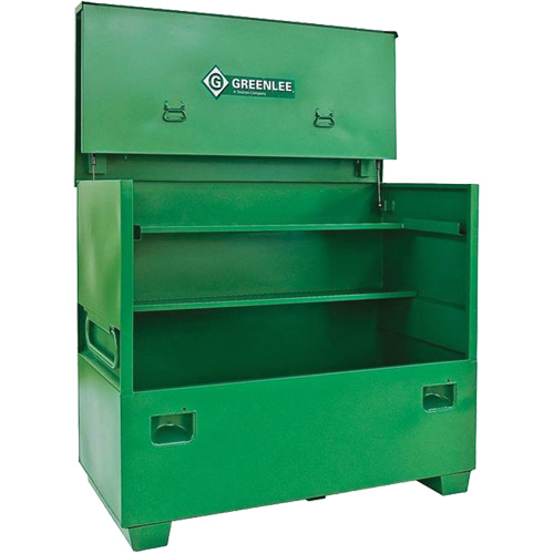 Coffre de chantier, 60" la x 30" p x 48" h, Vert We Share Industrial Supply