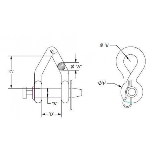 Maillon d'attache court torsad&eacute; Campbell We Share Industrial Supply