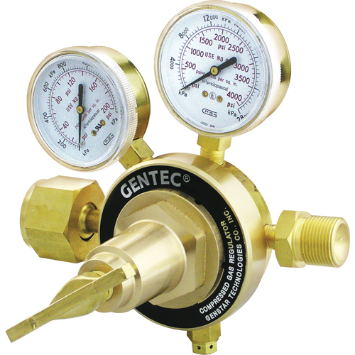 D&eacute;tendeur de collecteur de s&eacute;rie lourde, Air/Gaz inertes/Oxyg&egrave;ne, Entr&eacute;e 1"-11-1/2 NPS LH(M) We Share Industrial Supply
