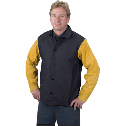 Veste de soudage, Proban, 4T-Grand, Noir We Share Industrial Supply