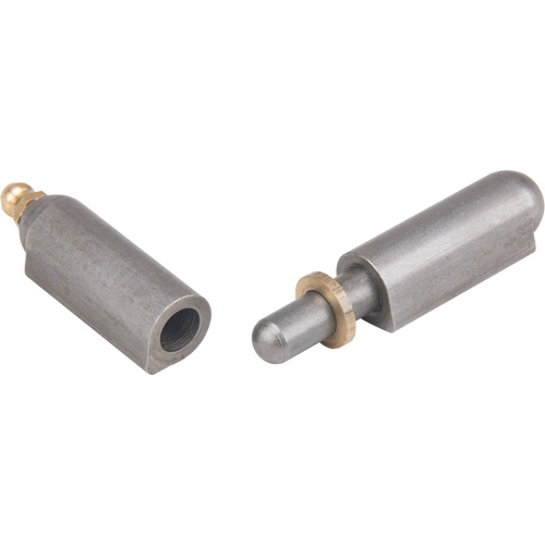 Charni&egrave;re &agrave; souder, 0,512" dia. x 3,15" lo, Acier doux a/goupille fixe en acier We Share Industrial Supply