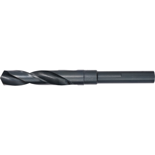 Reduced Shank Drill Bit, 17/32", High Speed Steel, 3" Flute, 135° Point We Share Industrial Supply