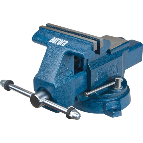 Utility Workshop Vise, 6" Jaw Width, 3-4/10" Throat Depth We Share Industrial Supply