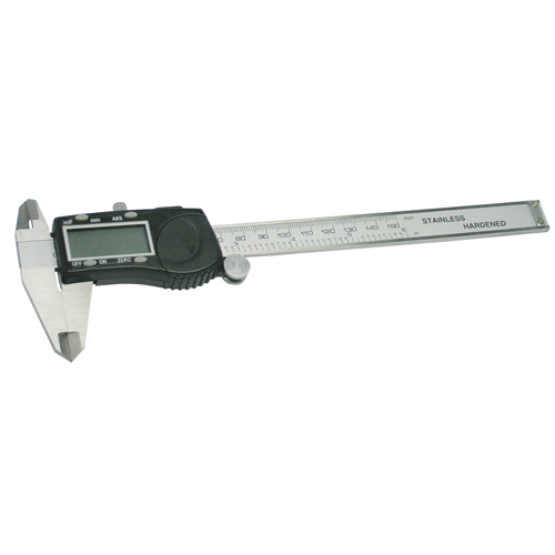 Pied &agrave; coulisse num&eacute;rique fractionnaire, R&eacute;solution de 0,005" (0,01 mm), 0" - 6" ( 0 mm - 150 mm) gamme de mesure We Share Industrial Supply